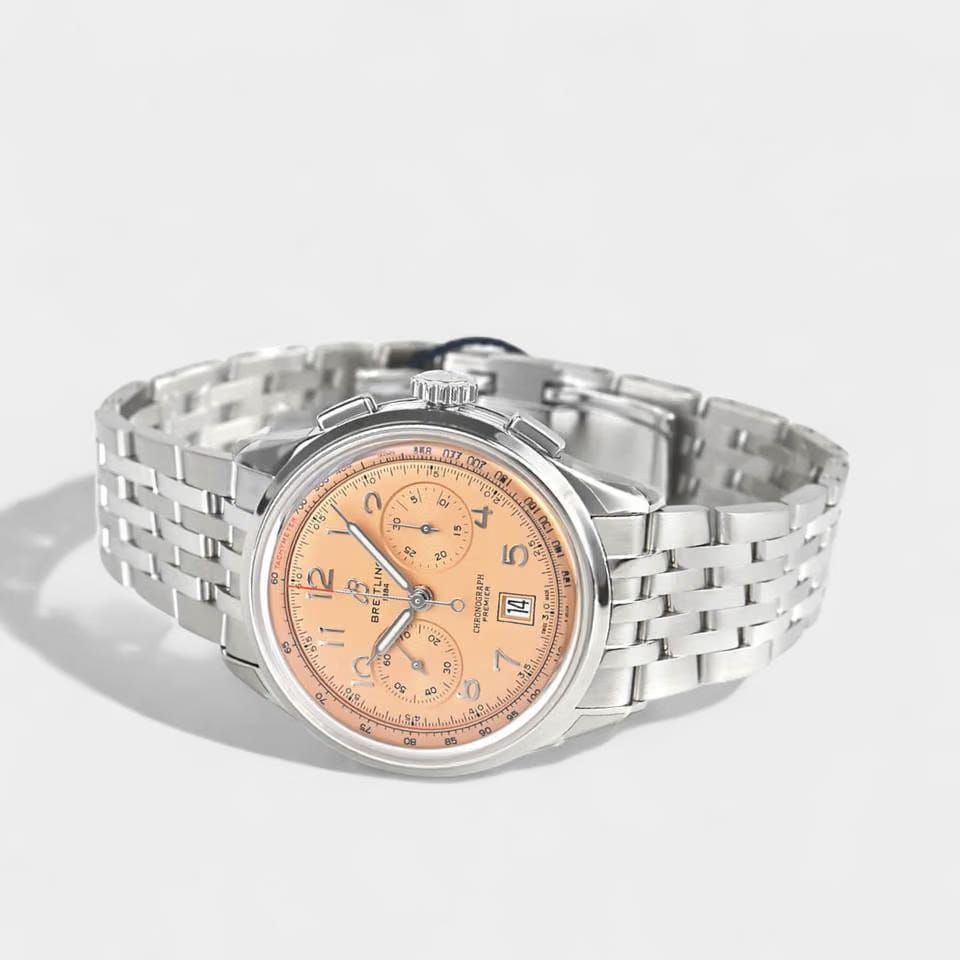 Breitling Premier B01 Chronograph / Steel / Copper / 42 mm / Box&Papers AB0145331 K1 A1