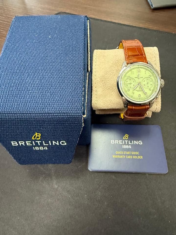 Breitling Premier B09 Chronograph full set warranty November 2030
