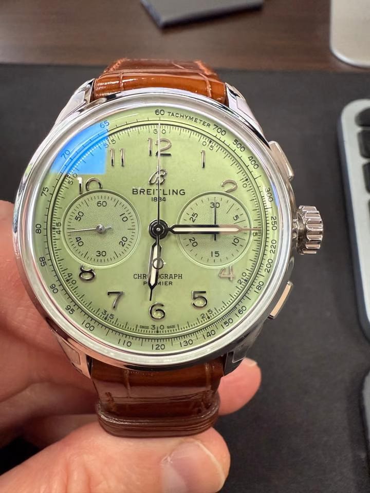 Breitling Premier B09 Chronograph full set warranty November 2030