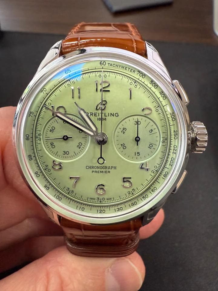Breitling Premier B09 Chronograph full set warranty November 2030