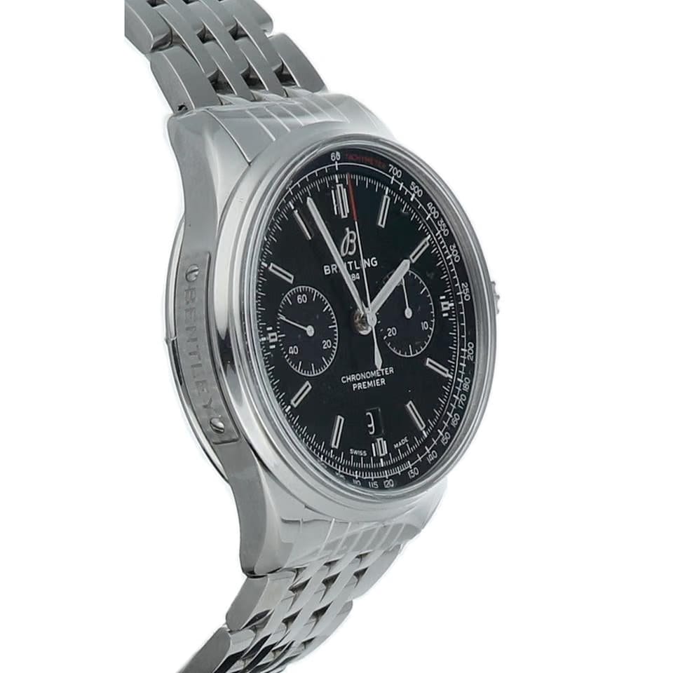 Breitling AB0118 Premier B01 Chronograph 42 mm Steel Green Automatic Men's Watch