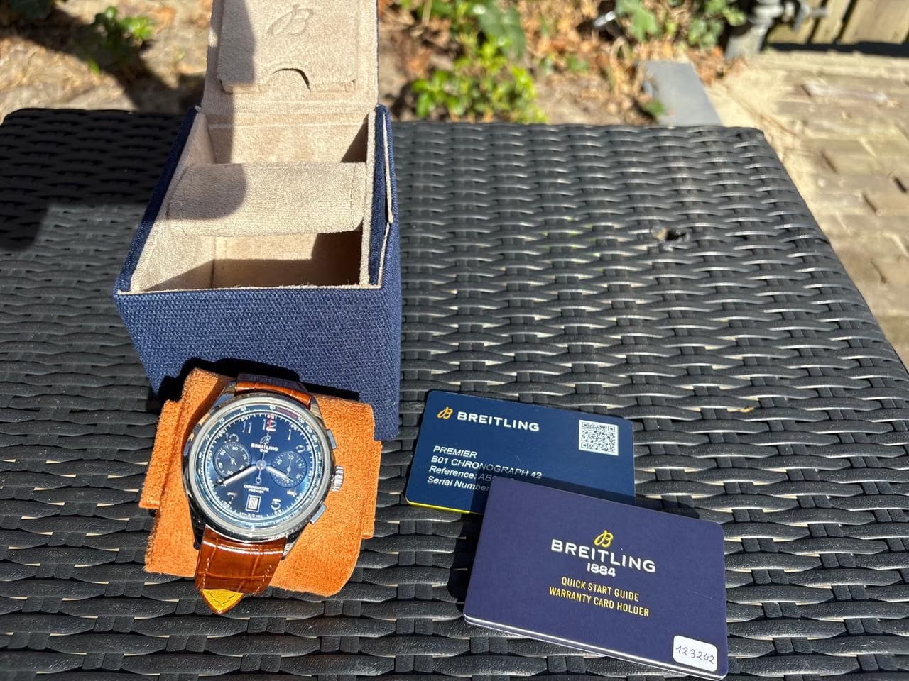 Breitling Premier B01 Chronograph 42 Full set ongedragen
