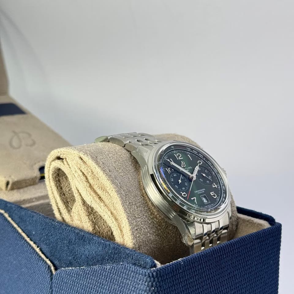 Breitling PREMIER B01 CHRONOGRAPH 42 - AB0145371 L1 A1 - Green Dial