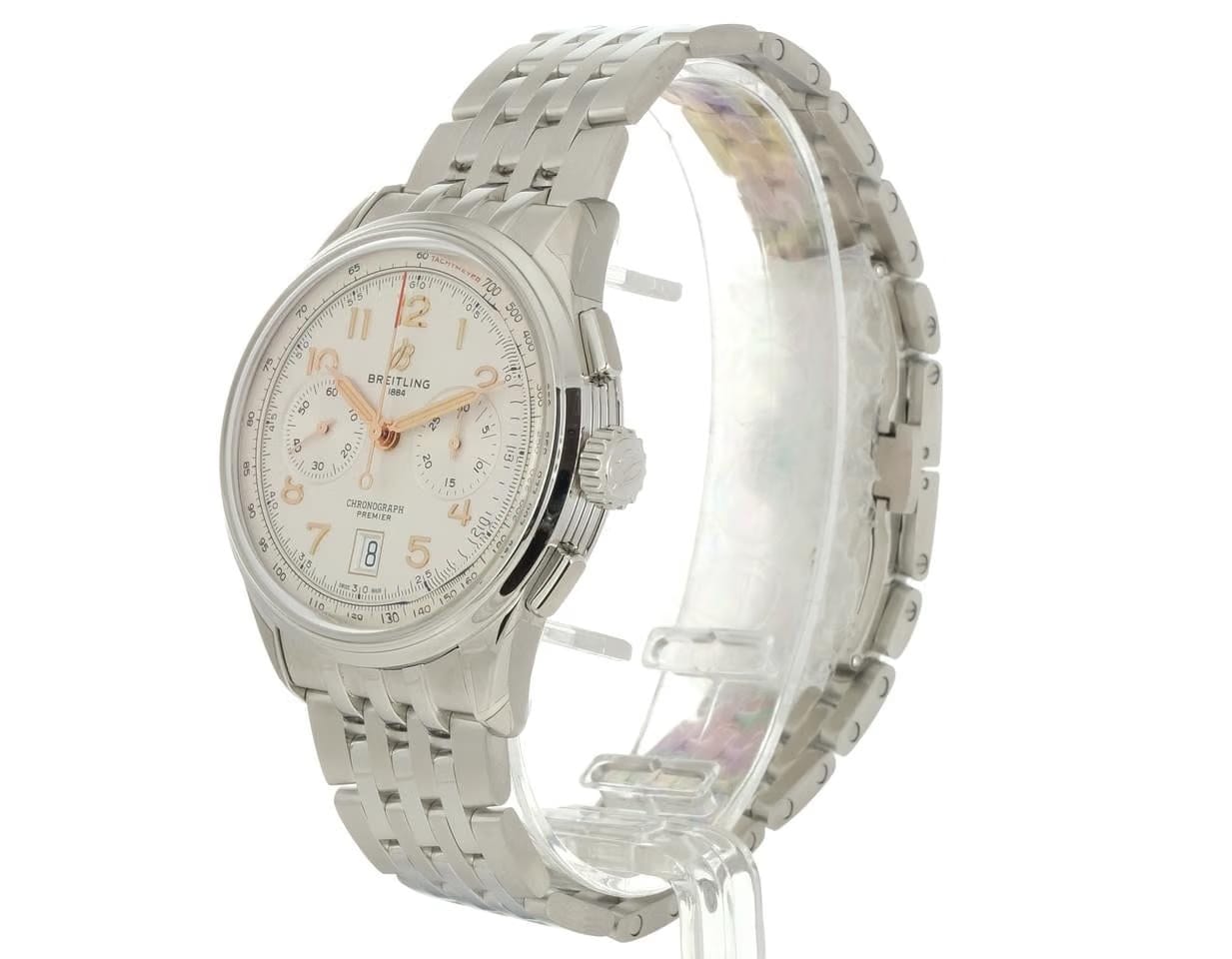 Breitling Premier B01 Chronograph 42 Edelstahl - Creme