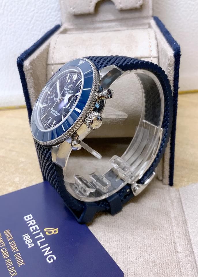 Breitling Superocean Heritage Chronograph B01 Automatic 42 Blue AB0156161 C1 S1 Unworn Box & Papers 2025