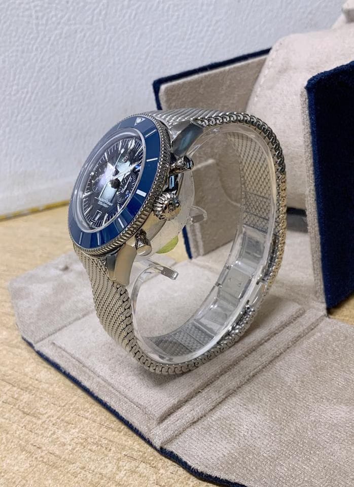 Breitling Superocean Heritage B01 Chronograph 42 Blue AB0156161 C1 A1 Unworn Box & Papers 2026
