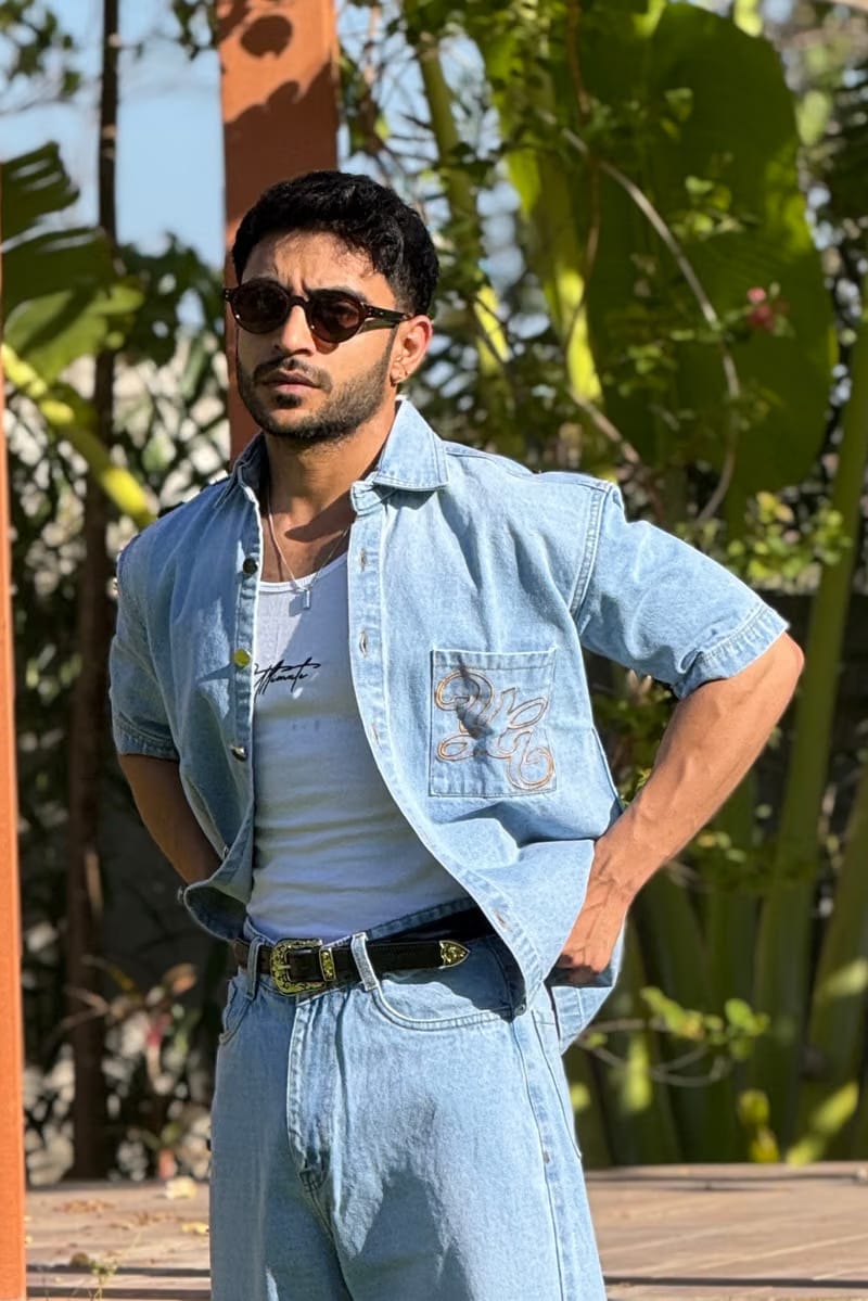 WESTERN BLUE DENIM SHIRT