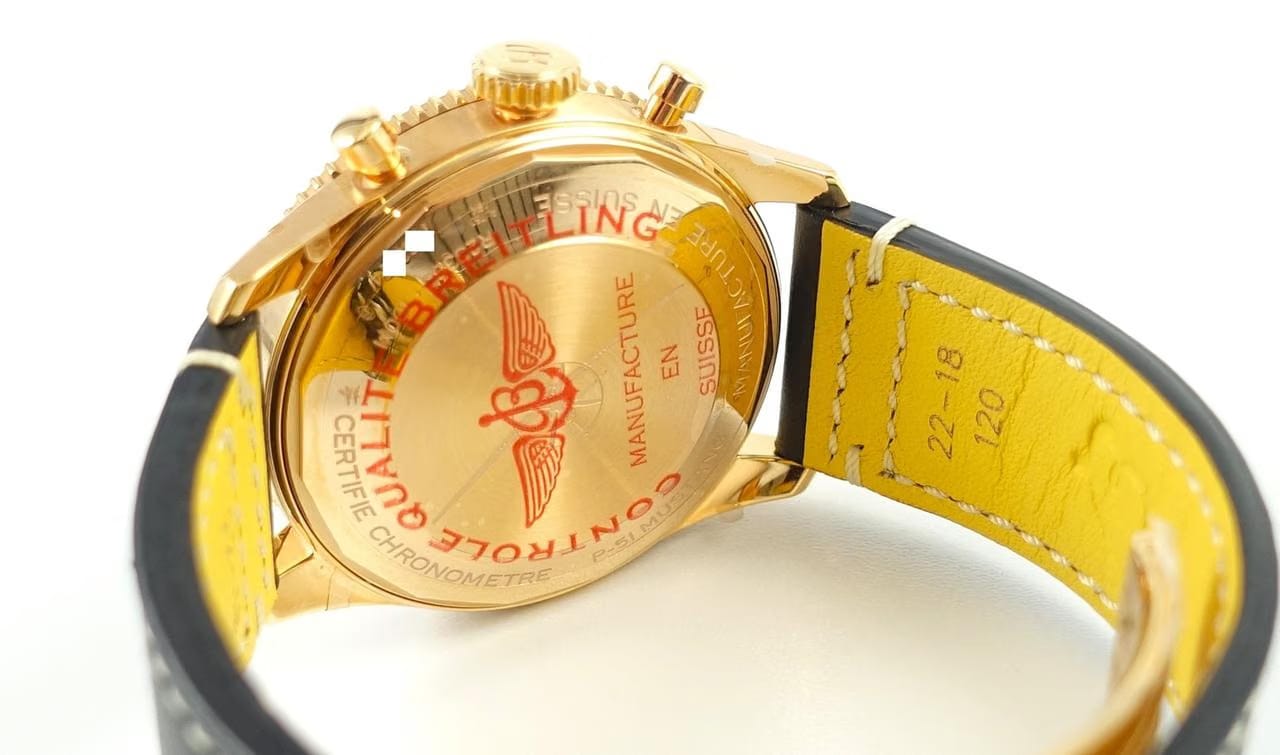 Breitling Classic Avi Chronograph 42 P-51 Mustang Rosegold Unworn Box+Papers