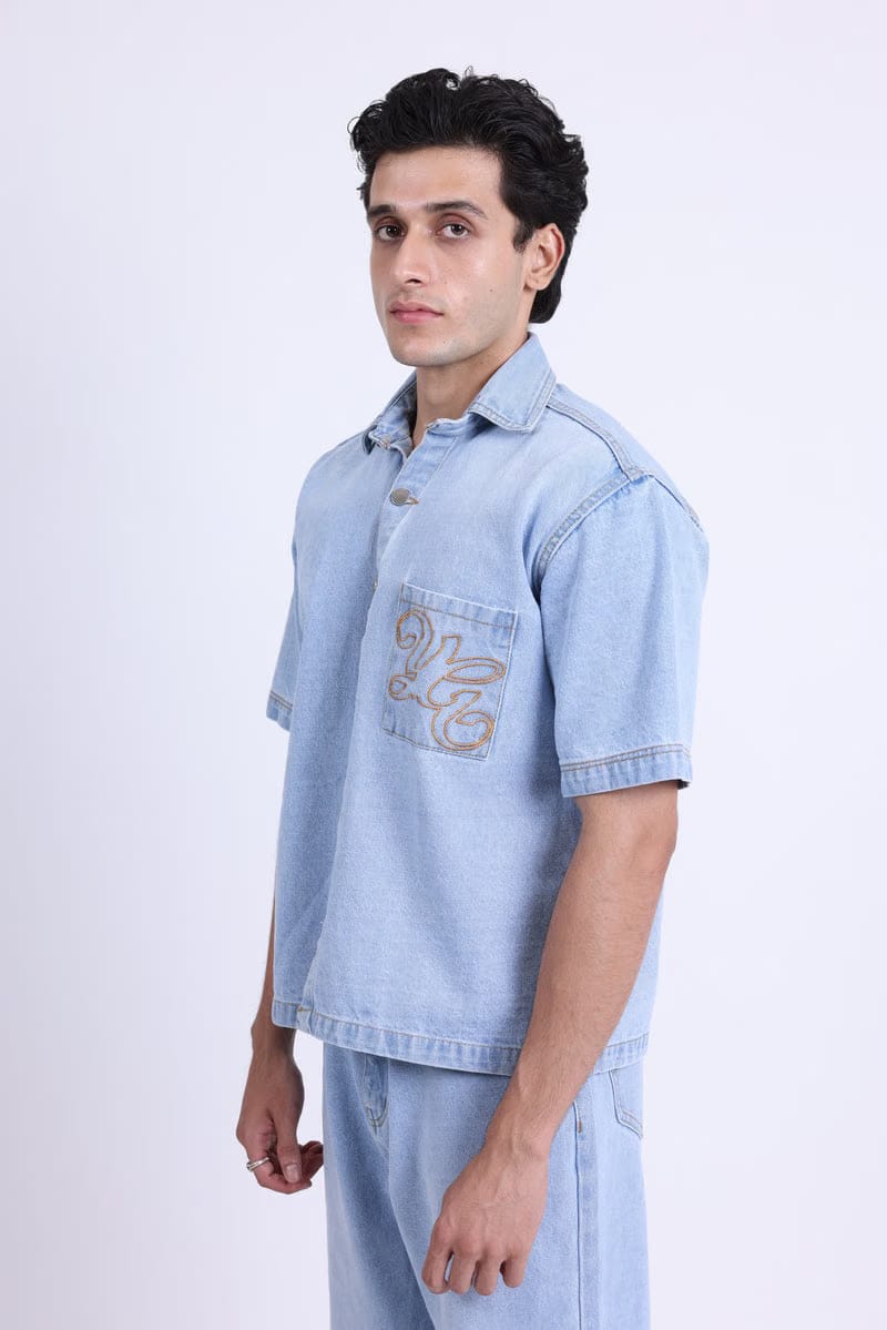WESTERN BLUE CO-ORD SET