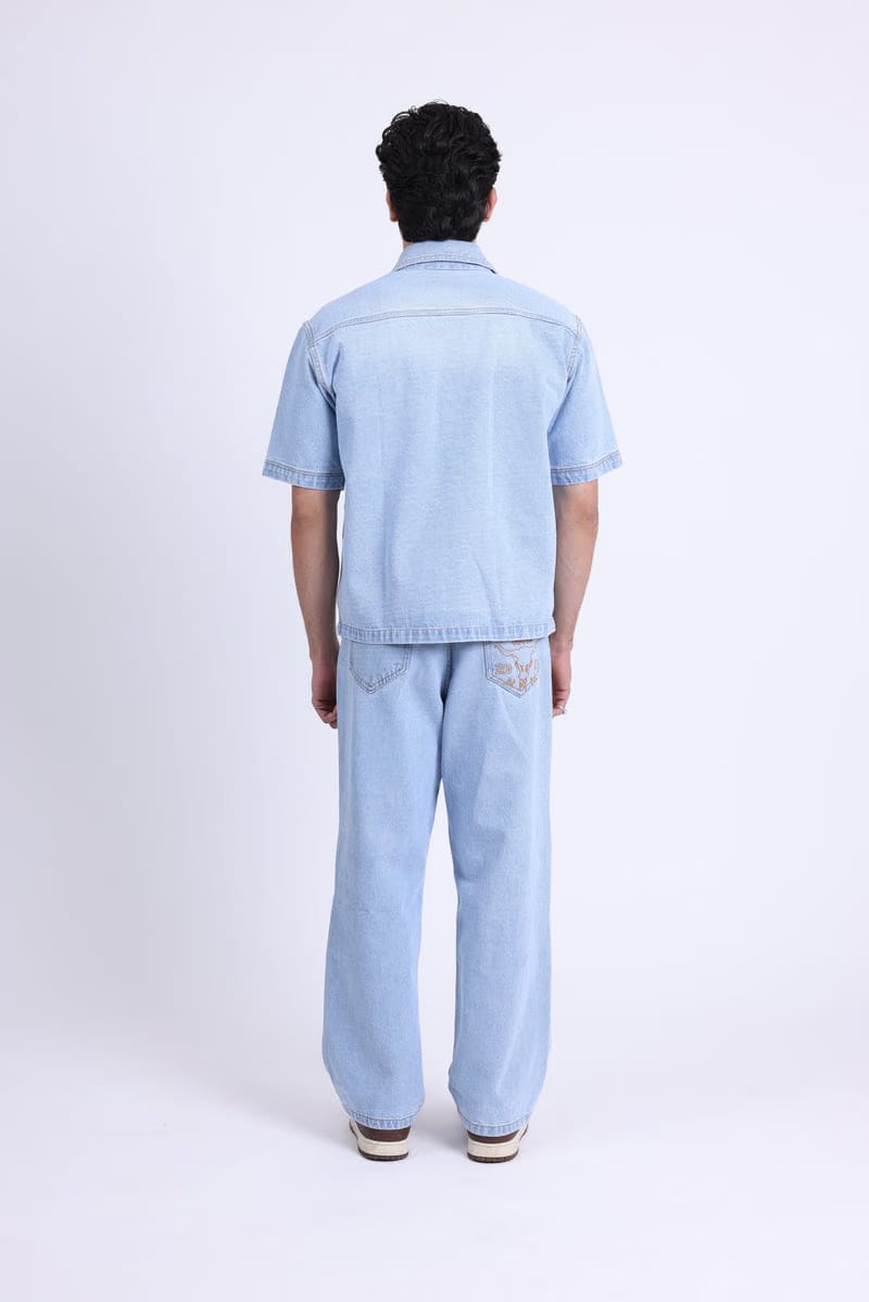 WESTERN BLUE CO-ORD SET