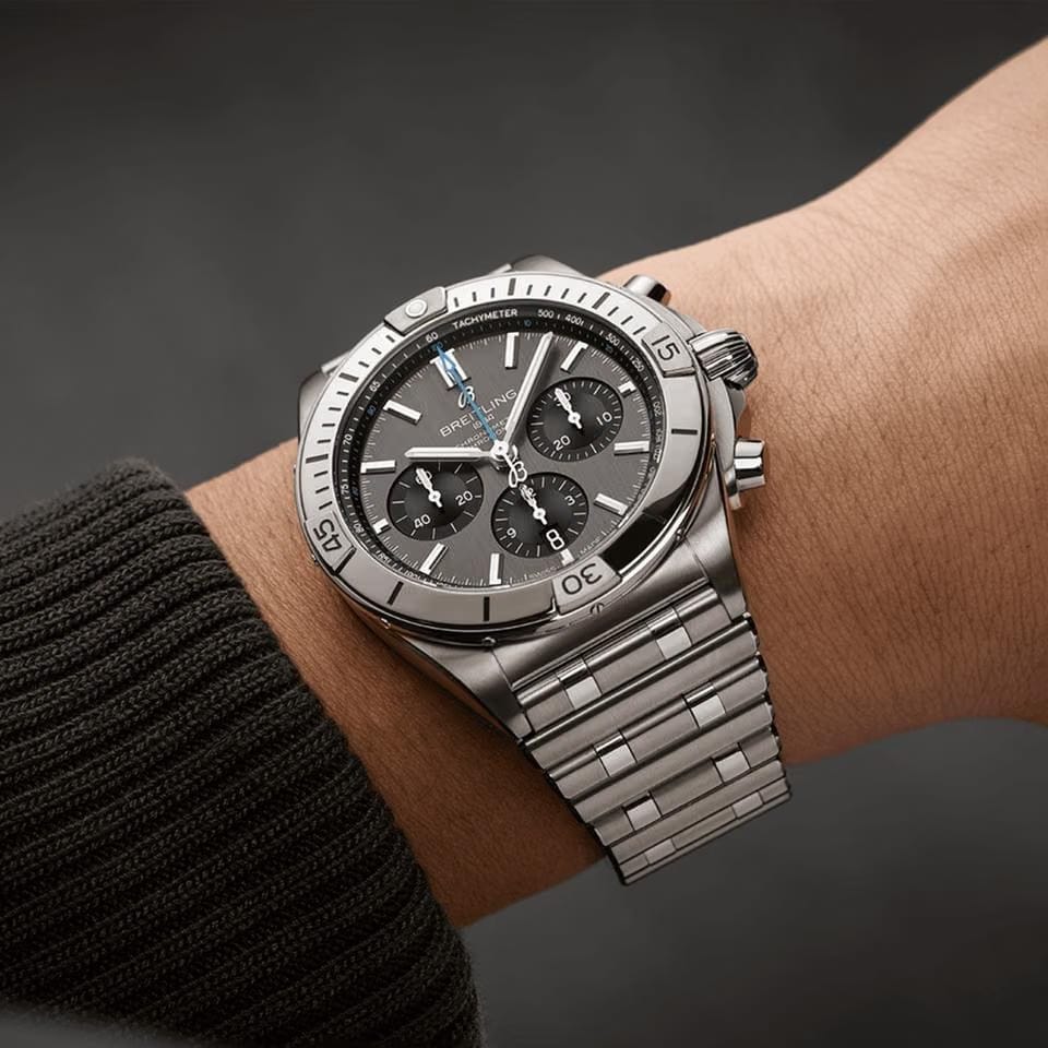 Breitling Eb0134101 M1 E1 - Bracciale In Metallo Breitling