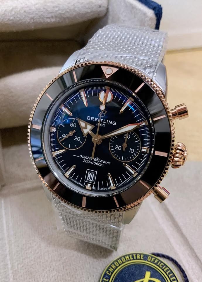 Breitling Superocean Heritage Chronograph B01 Automatic 42 Black UB0156 H11 B1 A1 Unworn Box & Papers 2025