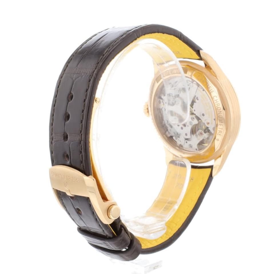 Breitling Premier B09 Chronograph 40 Rose Gold White Dial