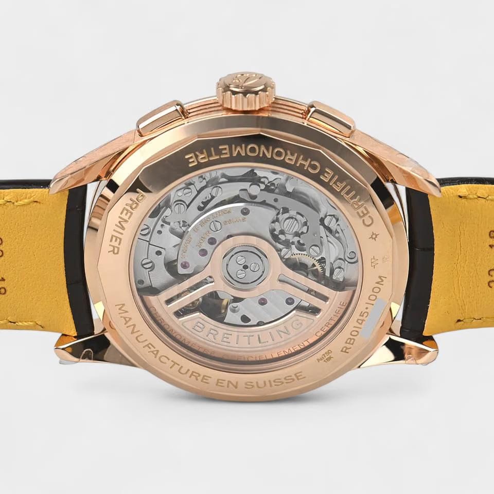 Breitling Premier B01 Chronograph / Red gold / 42 mm / Box&Papers / RB0145371 G1 P1