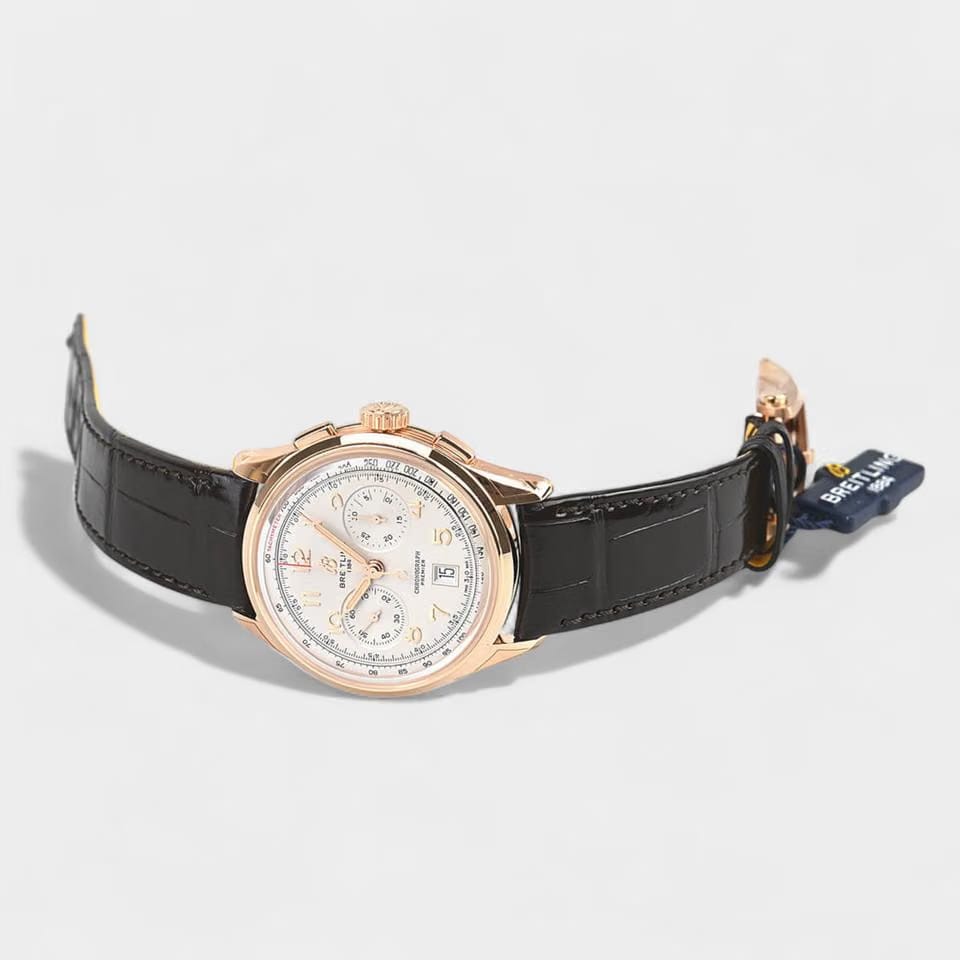 Breitling Premier B01 Chronograph / Red gold / 42 mm / Box&Papers / RB0145371 G1 P1
