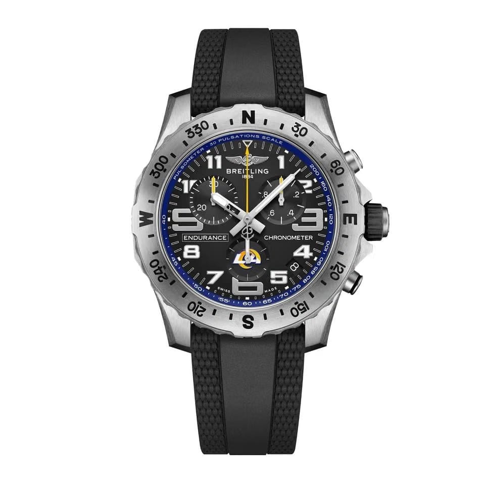 Breitling Endurance Pro44mm NFL Rams Edition Men's Watch E823106 A1 BIS1