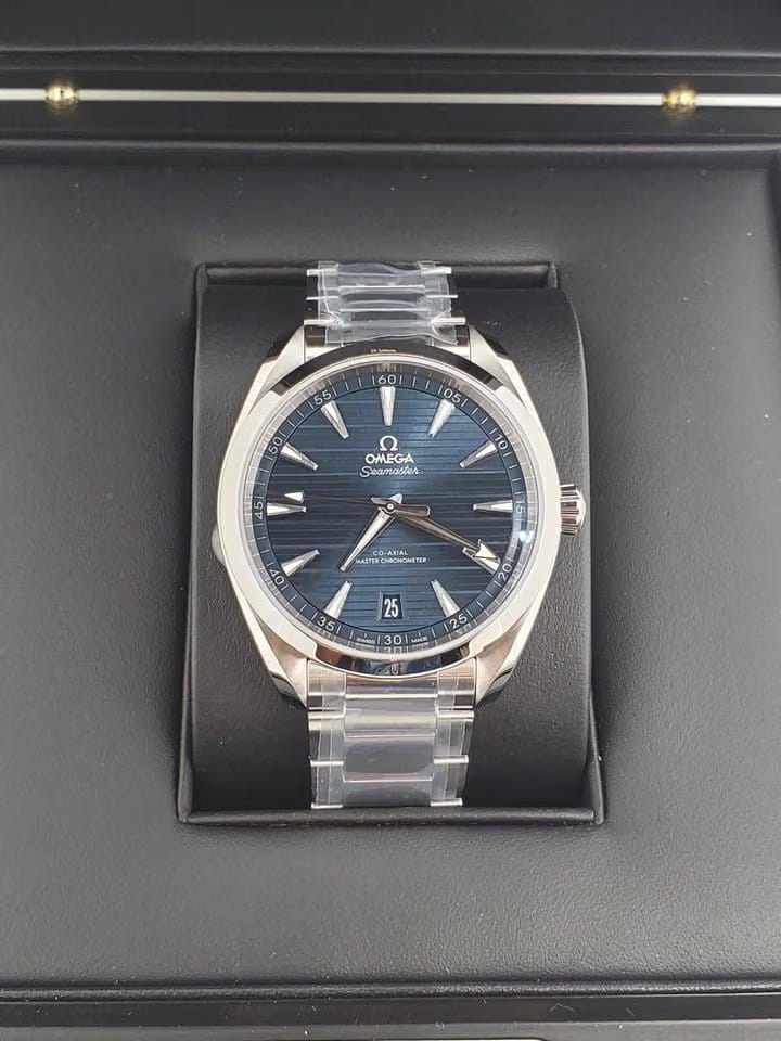 Omega Seamaster Aqua Terra Basel one AQUA TERRA 150 M MASTER CHRONOMETER 41 MM blue 5 years international warranty