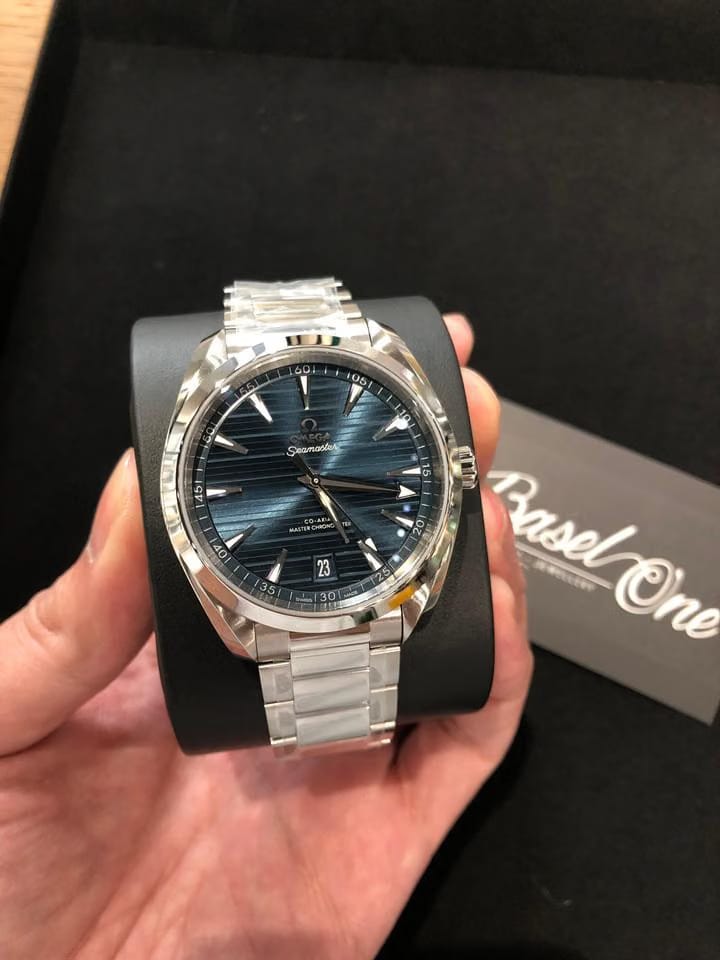 Omega Seamaster Aqua Terra Basel one AQUA TERRA 150 M MASTER CHRONOMETER 41 MM blue 5 years international warranty