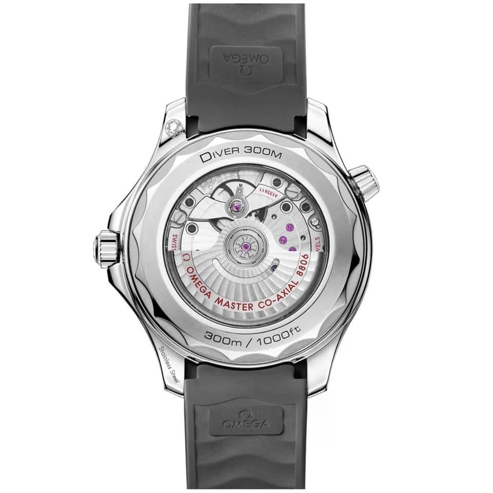 Omega Seamaster Diver 300 M42mm Gray Dial Diver 300m 42mm 210.32.42.20.06.002 Rubber strap
