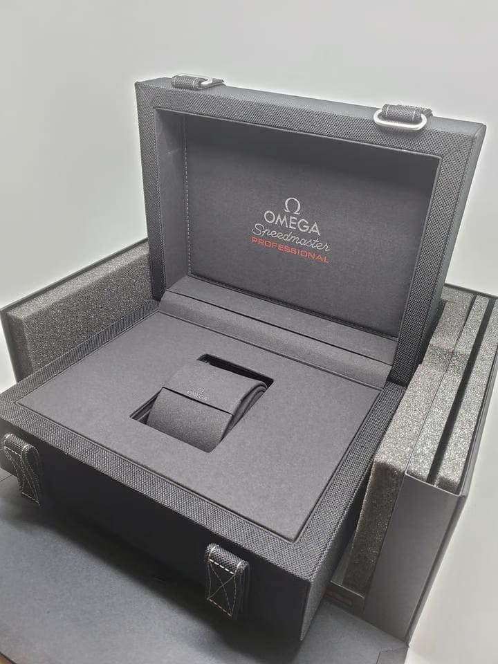 Omega Speedmaster Professional Moonwatchbasel one Speedmaster Moonwatch reverse panda 5 years international warranty sapphire crystal