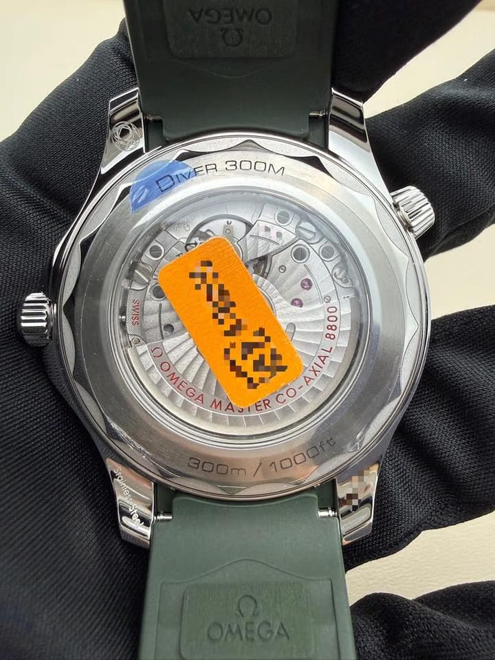 Omega Seamaster Diver 300 MMaster Chronometer Full set unworn 2026 Green Rubber