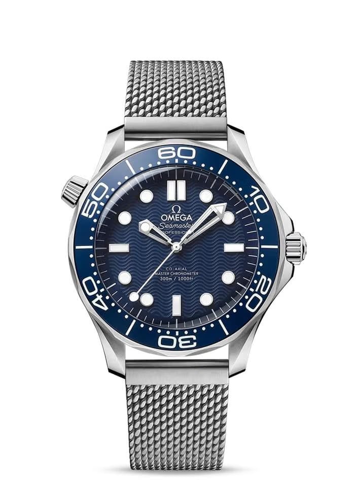 Omega Seamaster Diver 300 Mbasel one Seamaster Diver 300 M James Bond 007 60th Anniversary milan strap 5 years international warranty