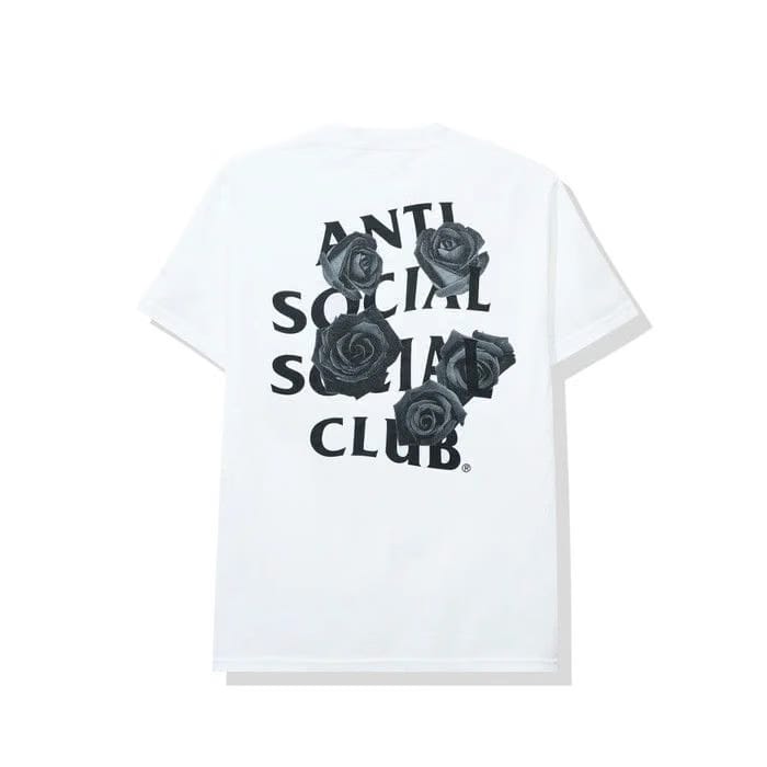 Anti social social club Bat emoji white