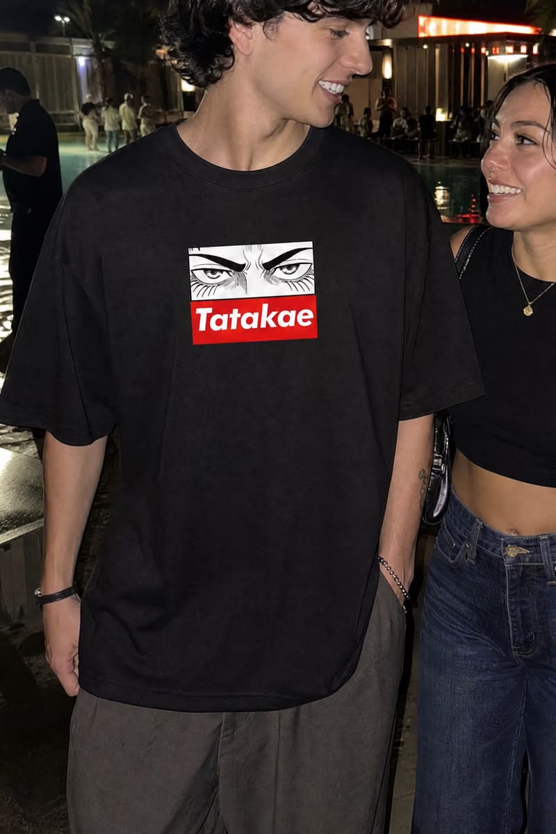 Myugen Attack On Titan Tatakae Rumbling Oversized T-Shirt Black
