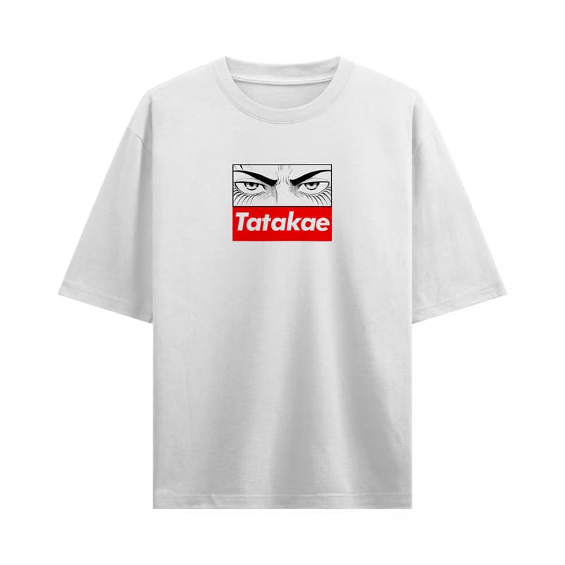 Myugen Attack On Titan Tatakae Rumbling Oversized T-Shirt White