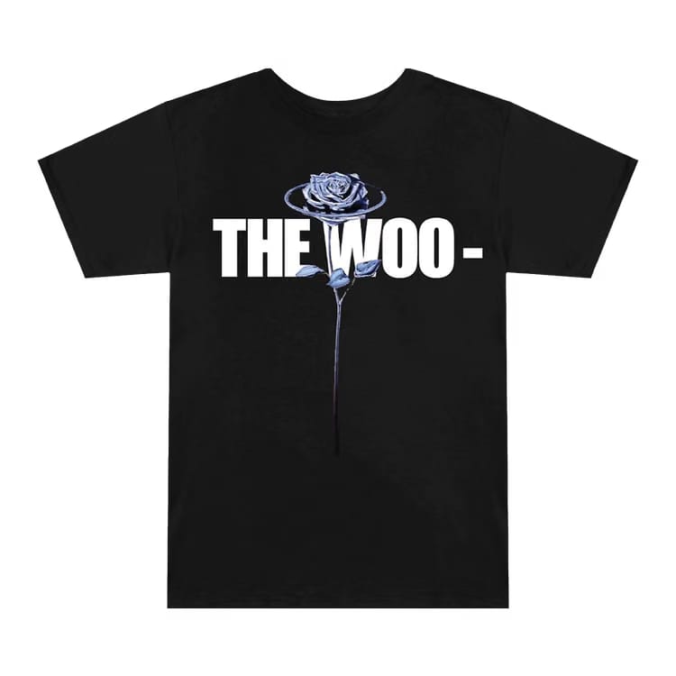 VLone x Pop Smoke Woo T-Shirt Black