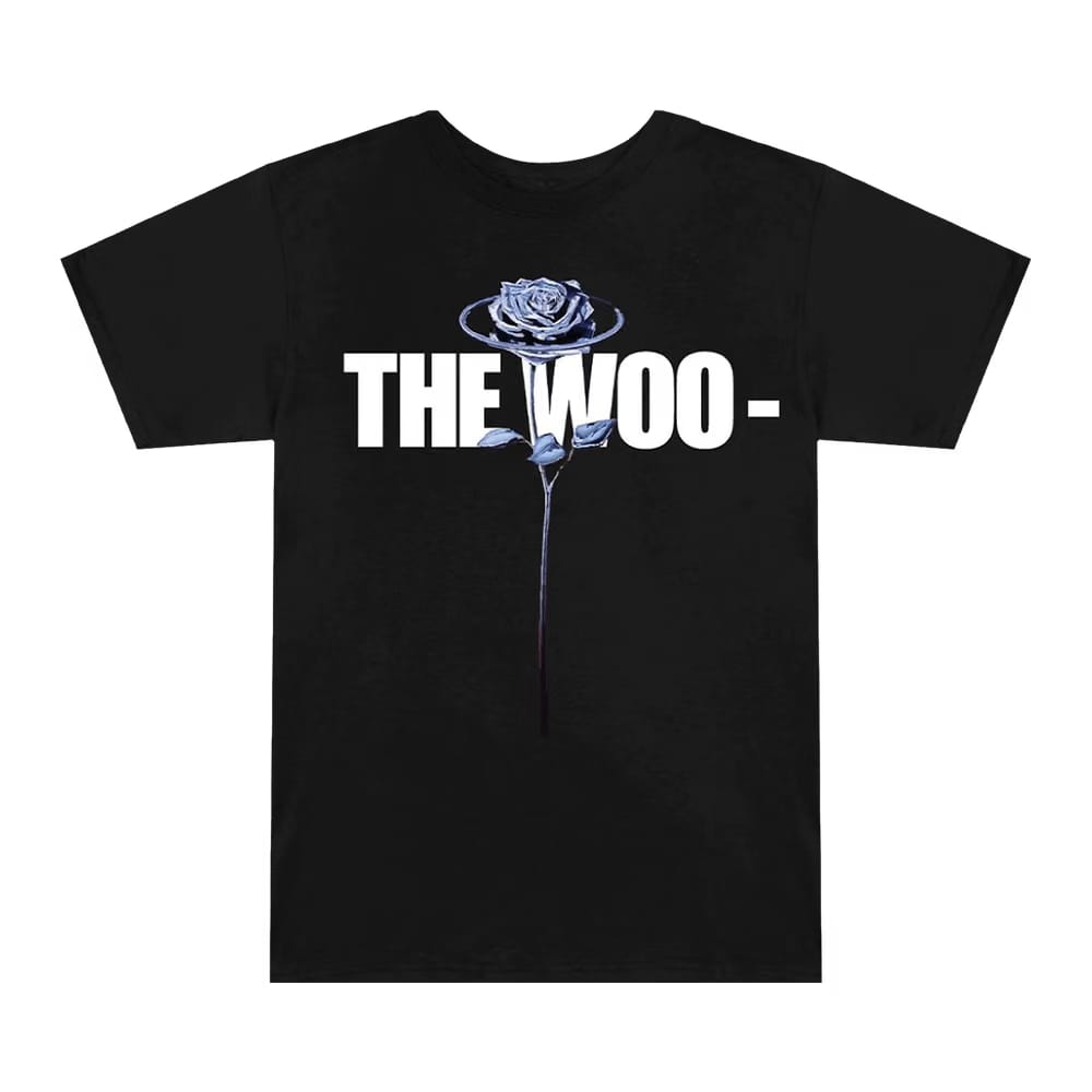 VLone x Pop Smoke Woo T-Shirt Black