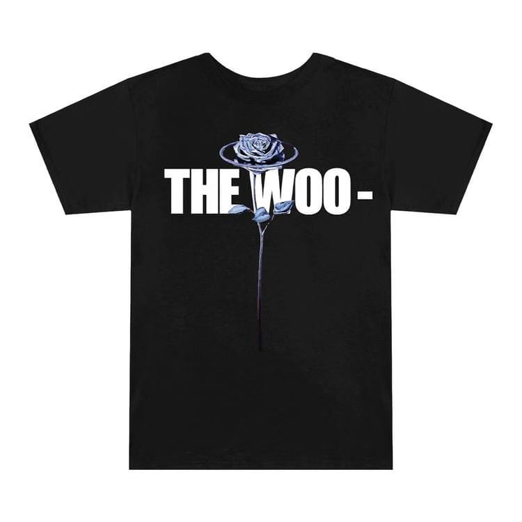 VLone x Pop Smoke Woo T-Shirt Black