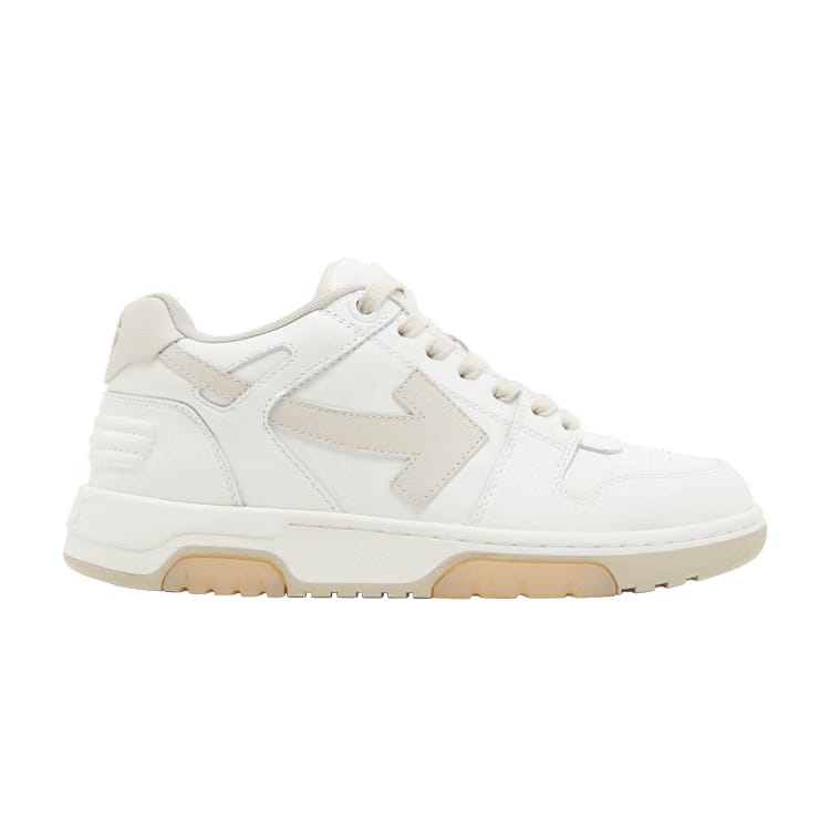 OFF-WHITE Out Of Office OOO Low Tops Triple White