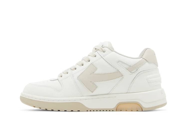 OFF-WHITE Out Of Office OOO Low Tops Triple White