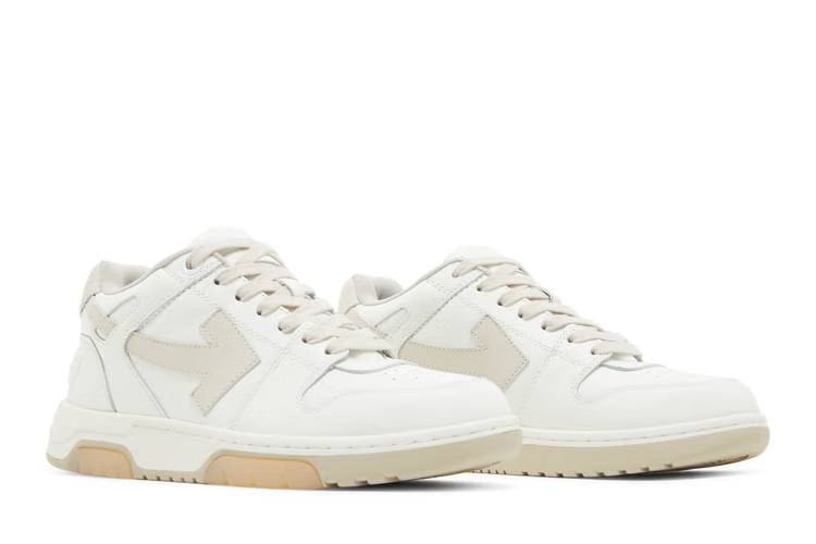OFF-WHITE Out Of Office OOO Low Tops Triple White