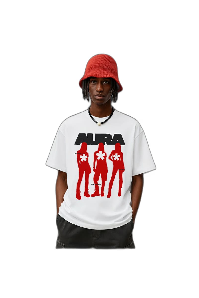 Aura White Oversized T-Shirt