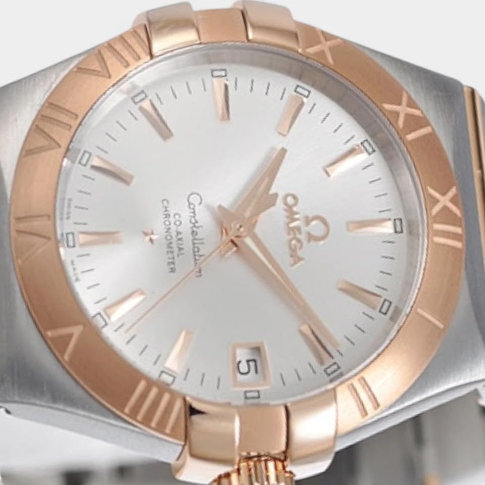 Omega Constellation Steel&Red gold / 35 mm / Box&Papers / 123.20.35.20.02.001