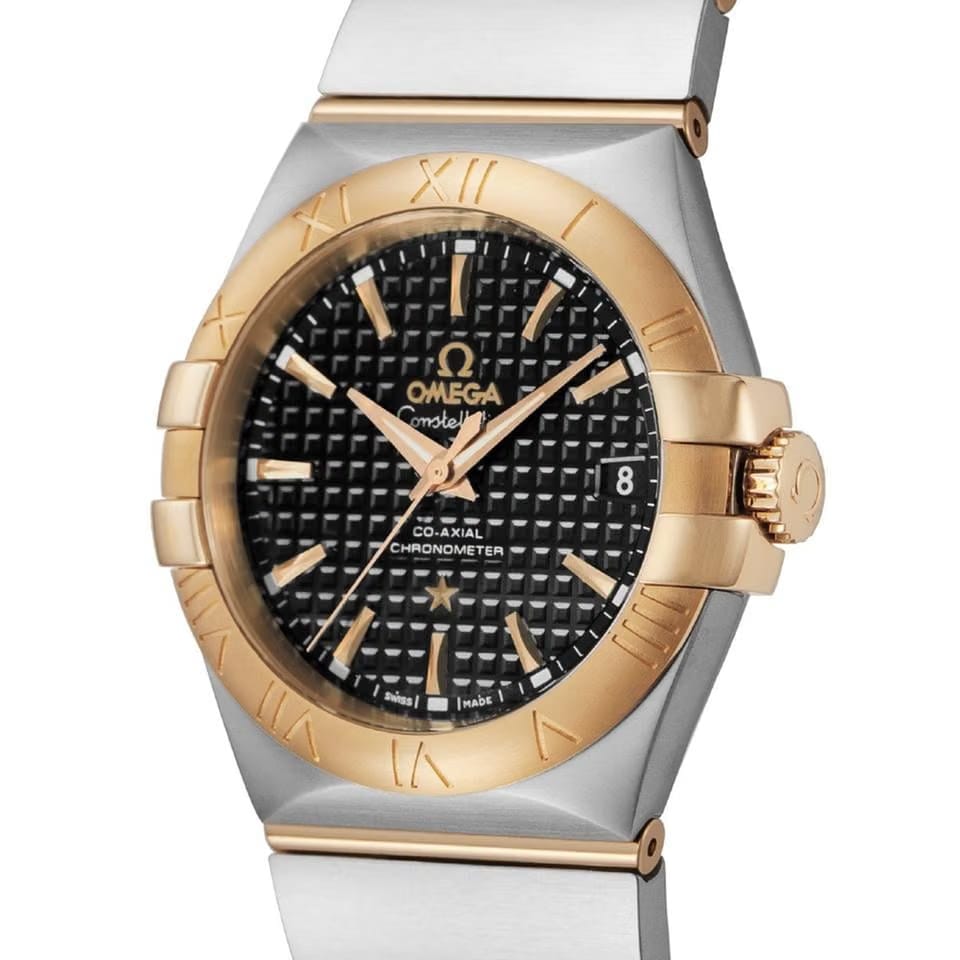 Omega Constellation5 Year Warranty Black 123.20.35.20.01.001 [Parallel Import]