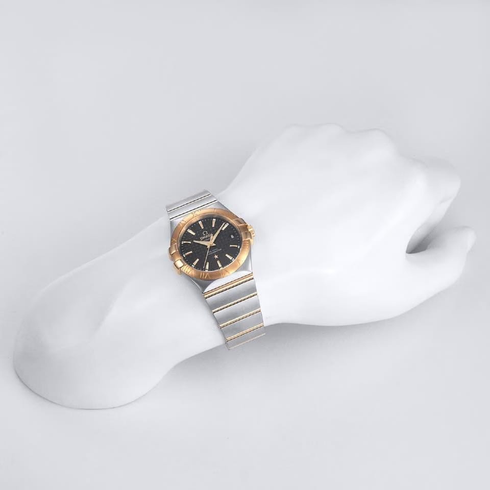 Omega Constellation5 Year Warranty Black 123.20.35.20.01.001 [Parallel Import]