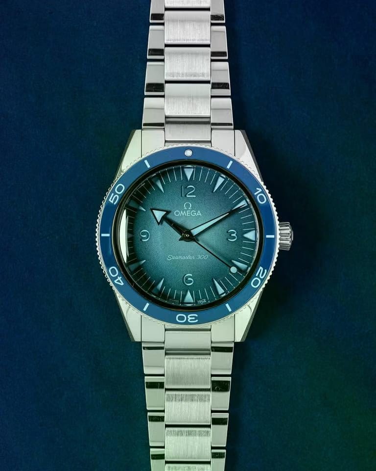 Omega Seamaster 300 Co-axial Chronometer Blue dial 41mm 234.30.41.21.03.002