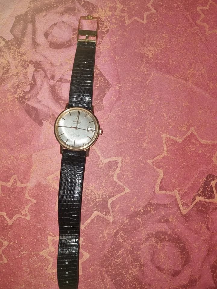 Omega Seamaster Automatico In oro anni 60 con cinturino originale