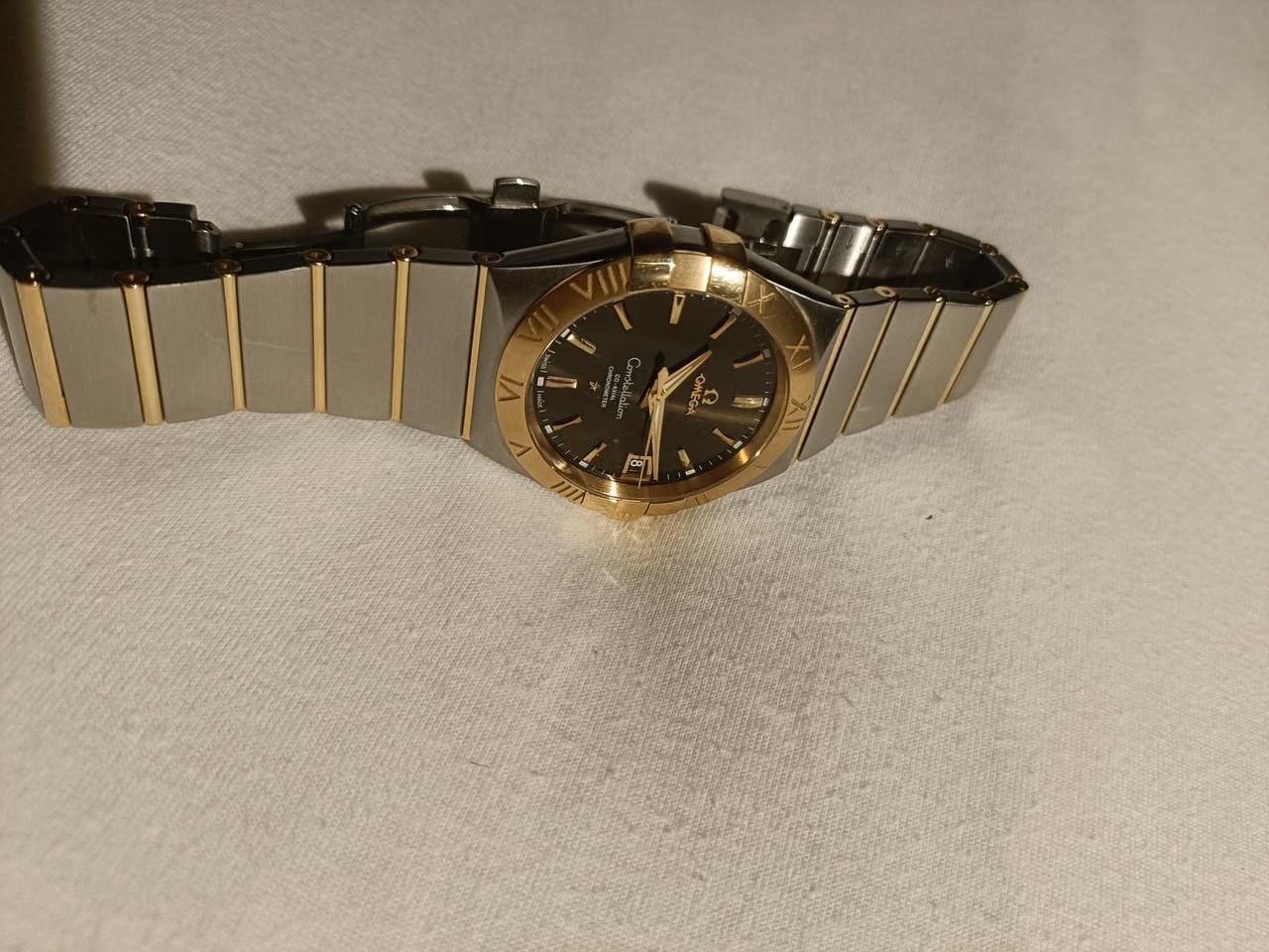 Omega Constellation Men Gold Steel