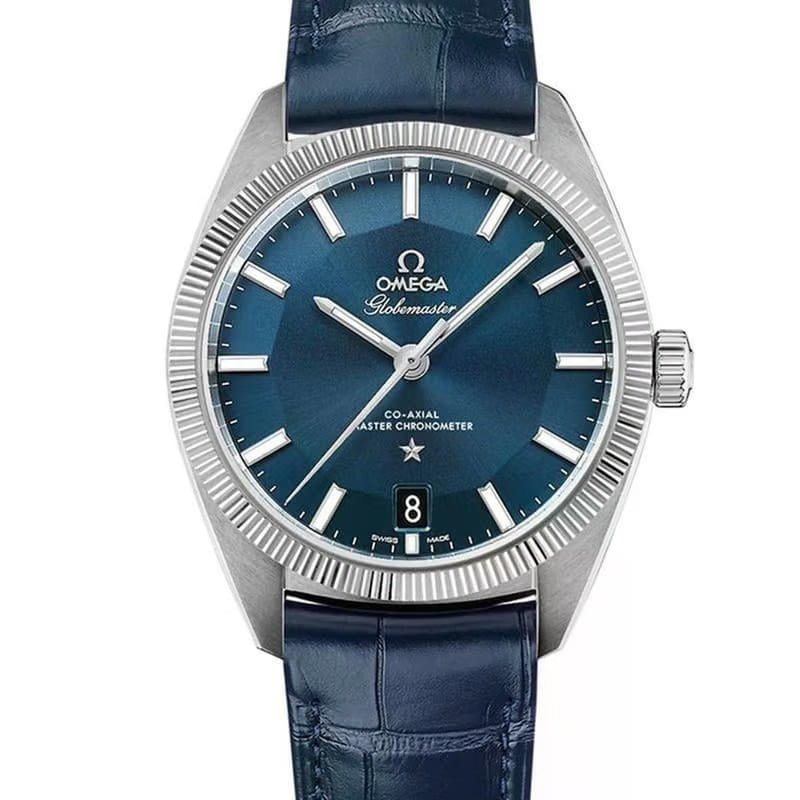 Omega Globemaster Constellation Globemaster Blue dial 39mm 130.33.39.21.03.001 Leather strap