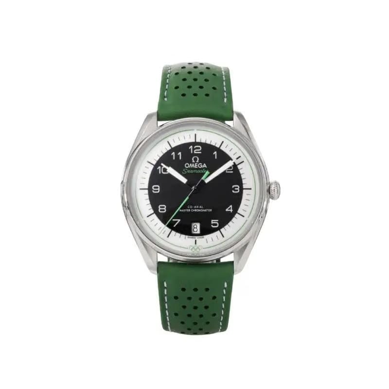 Omega Seamaster Olympic Official Timekeeper steel on leather strap 522.32.40.20.01.005