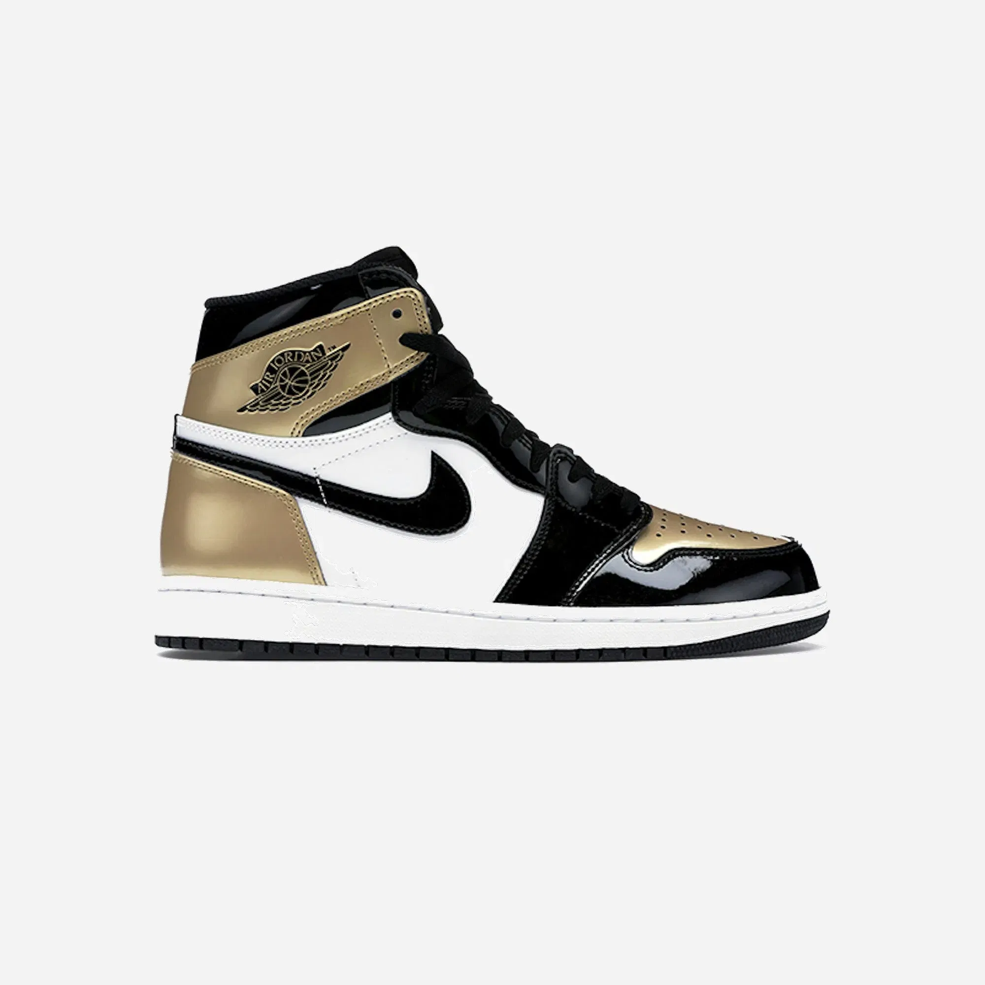 Jordan 1 Retro High NRG Patent Gold Toe