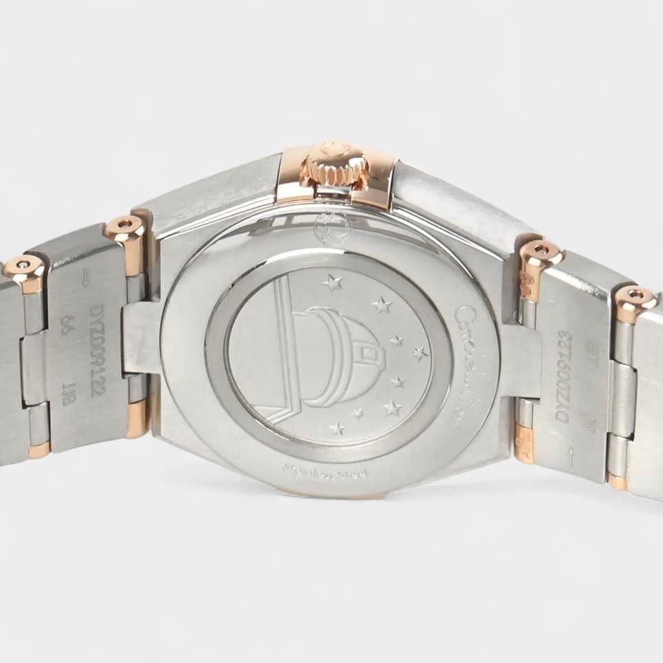 Omega Constellation Manhattan / Steel&Rose gold / 25 mm / Box&Papers / 131.20.25.60.13.001