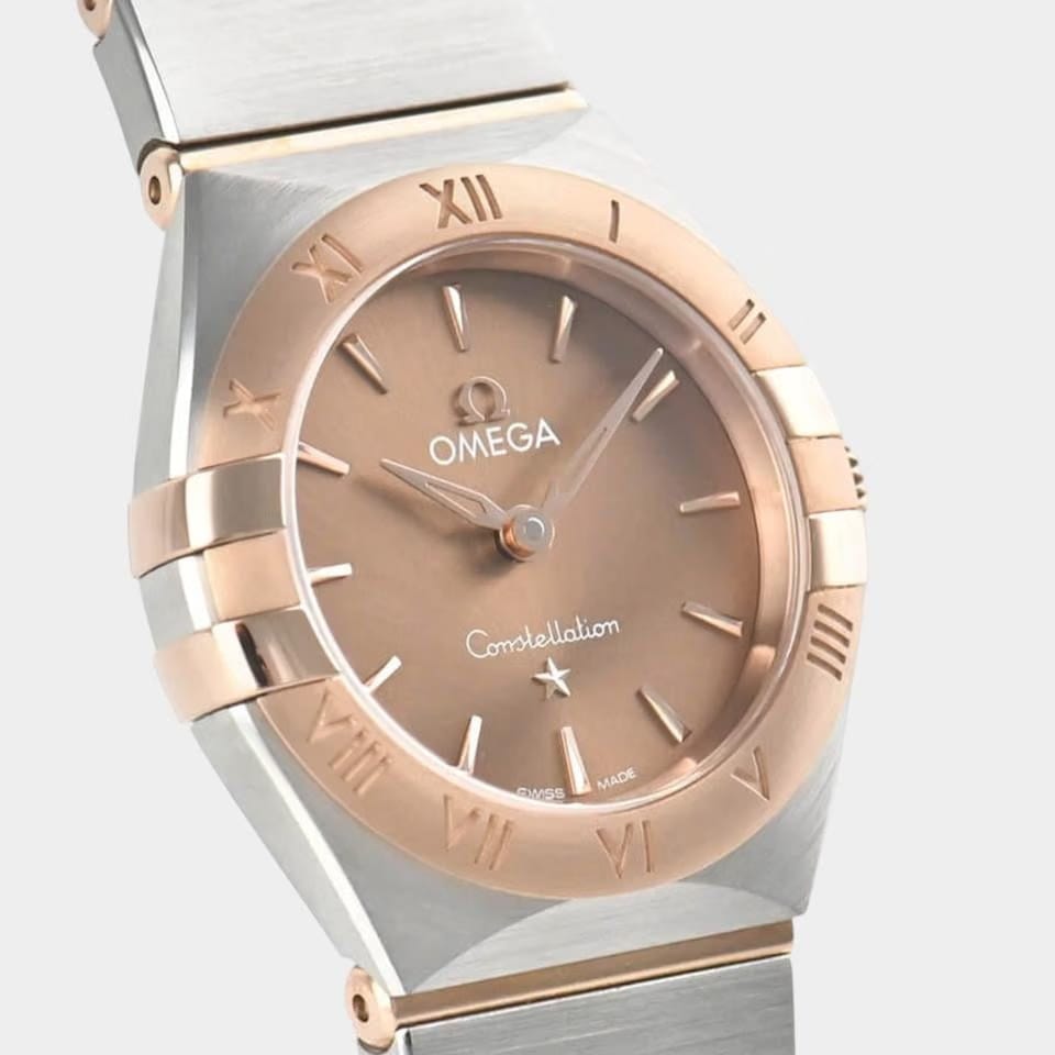 Omega Constellation Manhattan / Steel&Rose gold / 25 mm / Box&Papers / 131.20.25.60.13.001
