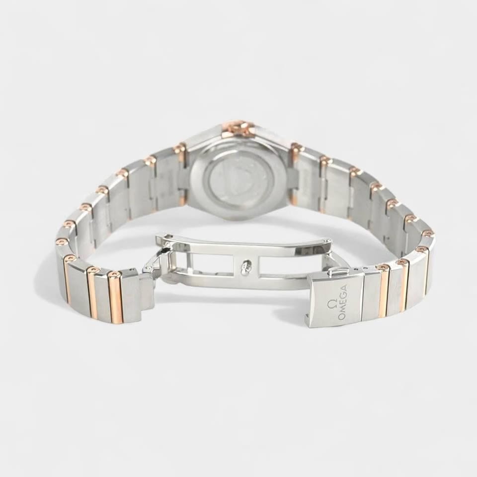 Omega Constellation Manhattan / Steel&Rose gold / 25 mm / Box&Papers / 131.20.25.60.13.001