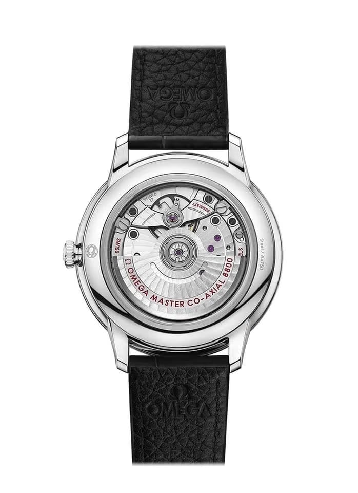Omega De Ville Prestige CO‑AXIAL Silver dial 40mm 434.13.40.20.02.001 Leather strap
