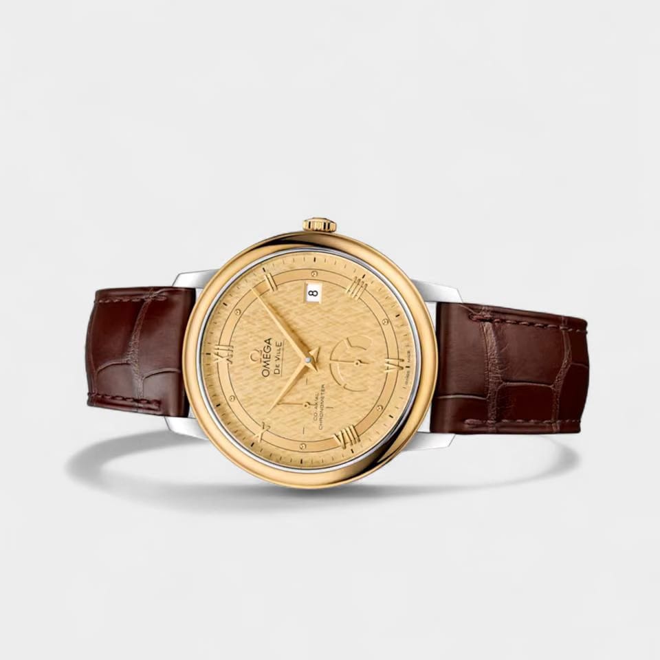 Omega De Ville Prestige Chronometer Steel&Yellow Gold / 39.5mm / Box&Papers 424.23.40.21.08.001